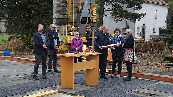 Grundsteinlegung "Wichernhaus" Mittelherwigsdorf Grundsteinlegung "Wichernhaus" Mittelherwigsdorf