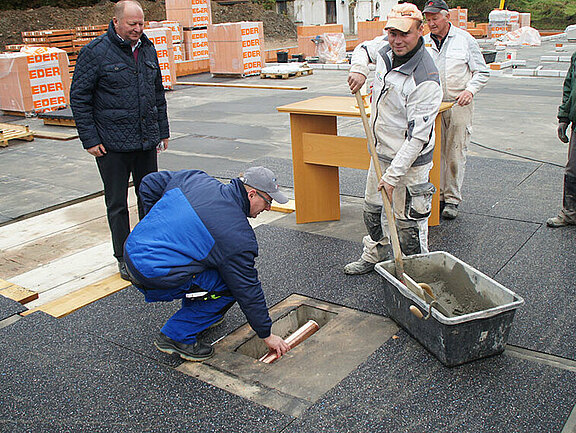 Grundsteinlegung "Wichernhaus" Mittelherwigsdorf Grundsteinlegung "Wichernhaus" Mittelherwigsdorf