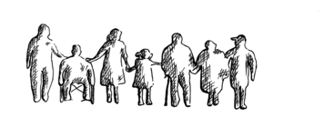 Menschenkette Menschenkette